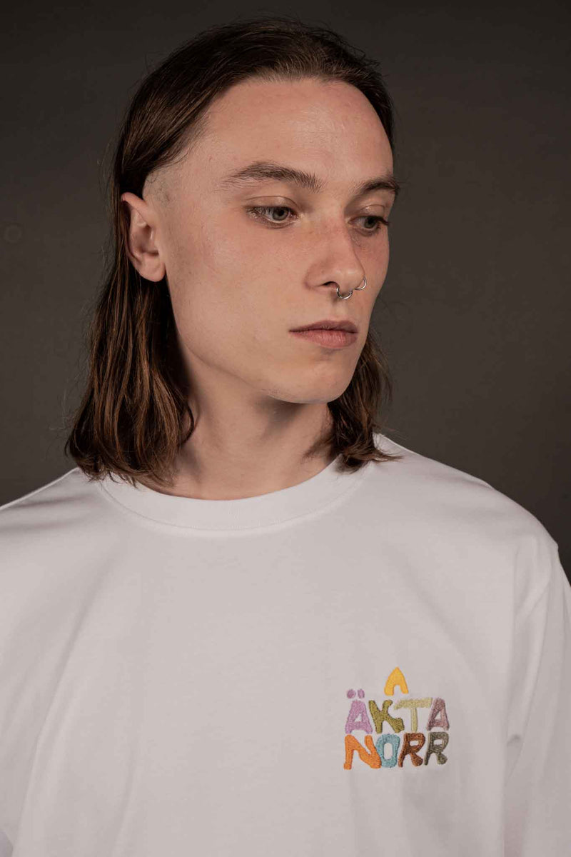 Äkta Norr Oversized T-Shirt White – AKTA NORR