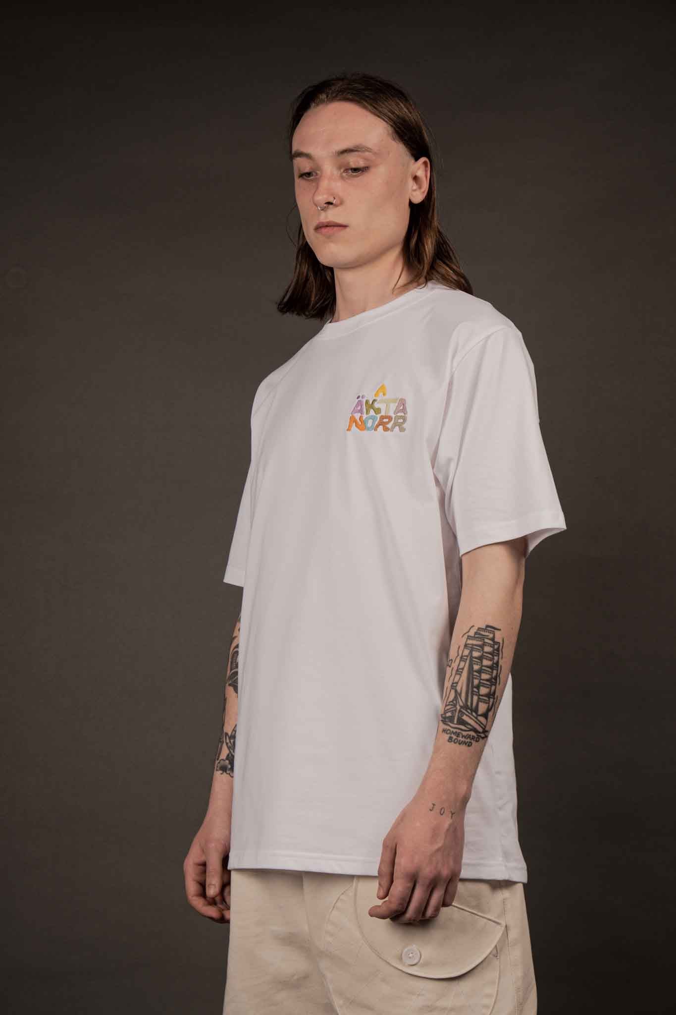 Äkta Norr Oversized T-Shirt White – AKTA NORR